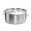 SOGA Stock Pot 9Lt Top Grade Thick Stainless Steel Stockpot 18/10