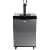 VEVOR Beer Kegerator, Dual Tap Draft Beer Dispenser, Full Size Keg Refrigerator With Shelves, CO2 Cylinder, Drip Tray & Rail