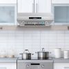 30 inch Under Cabinet Range Hood 900CFM Stainless Steel 9 Speed Gesture&Touch Control