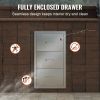 VEVOR Outdoor Kitchen Drawers 16" W x 28.5" H x 20.5" D, Flush Mount Triple Access BBQ Drawers Stainless Steel with Handle