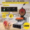 VEVOR Commercial Bubble Waffle Maker, Hexagonal Mould, 1200W Egg Bubble Puff Iron w/ 360¬∞Rotatable 2 Pans & Bent Handles