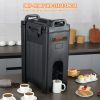 VEVOR Insulated Beverage Dispenser, 5 Gallon, Food-grade LDPE Hot and Cold Beverage Server