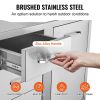 VEVOR Outdoor Kitchen Door Drawer Combo 29.5" W x 22.6" H x 21.7''D, Access Door/Triple Drawers with Propane Drawer and Adjustable Garbage Ring