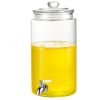 VEVOR Beverage Dispenser, 2 Gallon Drink Dispensers for Parties, Glass Juice Dispenser with Stainless Steel Spigot