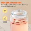 VEVOR Beverage Dispenser, 1 Gallon Drink Dispensers for Parties, Glass Juice Dispenser with Stainless Steel Spigot