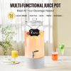 VEVOR Beverage Dispenser, 2 Gallon Drink Dispensers for Parties, Glass Juice Dispenser with Stainless Steel Spigot