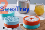 PSZB11   portable ice maker travel ice bucket three layer DIY ice cup ice lattice + cold storage car refrigerator without BPA capacity 650ml camping f