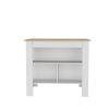 Kitchen Island Ada, Kitchen, Light Pine / White