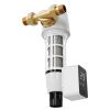 VEVOR Spin Down Filter, 40 Micron Whole House Sediment Filter for Well Water, 1" MNPT + 3/4" FNPT, 8 T/H High Flow Rate