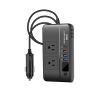 Multi Bulton Socket Car Inverter Mulifunctional Car Power Converter Socket -12V To 220V