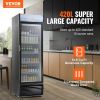 VEVOR Commercial Merchandiser Refrigerator, 14.8 Cu.Ft / 420L Beverage Refrigerator Cooler Merchandiser