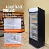 VEVOR Commercial Merchandiser Refrigerator, 9.7 Cu.Ft / 275L Beverage Refrigerator Cooler Merchandiser