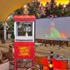 Popcorn Machine with Cart ‚Äì 6oz Popper with Stainless-steel Kettle, Heated Warming Deck, and Old Maids Drawer,Red