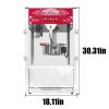 Commercial Popcorn Machine, 12 Oz Kettle, 1440 W Countertop Popcorn Maker for 80 Cups per Batch