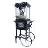 Popcorn Machine with Cart ‚Äì 6oz Popper with Stainless-steel Kettle, Heated Warming Deck, and Old Maids Drawer,Black