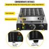 VEVOR Mini Dutch Pancake Maker, Heart-Shaped Dutch Pancake Machine, 25PCs Pancake Maker Electric Commercial, 850W Mini Pancake Maker