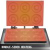 VEVOR 110V Commercial Waffle Donut Machine 6 Holes Double-Sided Heating 50-300¬∞C, Electric Doughnut Maker 1550W