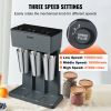 VEVOR Milkshake Maker, 375W x 3 Electric Milkshake Machine, Triple Heads Drink Mixer Blender Machine