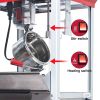 Popcorn Machine with Cart ‚Äì 6oz Popper with Stainless-steel Kettle, Heated Warming Deck, and Old Maids Drawer,Red