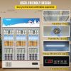 VEVOR Commercial Refrigerator,Display Fridge Upright Beverage Cooler, Glass Door with LED Light for Home, Store, Gym or Office
