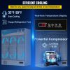 VEVOR Commercial Refrigerator,Display Fridge Upright Beverage Cooler, Glass Door with LED Light for Home, Store, Gym or Office