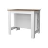 Kitchen Island Ada, Kitchen, Mahogany / White