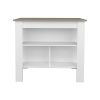 Kitchen Island Ada, Kitchen, Taupe / White