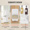 VEVOR Ingredient Storage Bin, 2 x 15L Dispenser Bin with 2 Measuring Cups, Attachable Casters and Airtight Lid