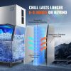 VEVOR Commercial Ice Maker, 400LBS/24H Ice Making Machine with 330.7LBS Large Storage Bin