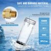 VEVOR Spin Down Filter, 40 Micron Whole House Sediment Filter for Well Water, 1" MNPT + 3/4" FNPT, 8 T/H High Flow Rate