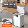 VEVOR Chest Freezer, 2.22 Cu.ft / 63 L Compact Deep Freezer