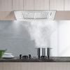 30 inch Insert Range Hood 600 CFM;  Built-in Stainless Steel Range Hoods with Right Button Controls and Back LED Lights; Kitchen Hood for Over Stove;
