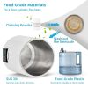 VEVOR 1.1Gal Water Distiller, 0.3Gal/H, 750W Distilled Water Maker Machine 0-99H Timing Set Temp Display
