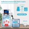 VEVOR 1.1Gal Water Distiller, 0.3Gal/H, 750W Distilled Water Maker Machine 0-99H Timing Set Temp Display
