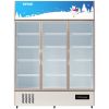 VEVOR Commercial Refrigerator,Display Fridge Upright Beverage Cooler, Glass Door with LED Light for Home, Store, Gym or Office