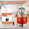 VEVOR Alcohol Still, 9 Gal 30L Water Alcohol Distiller