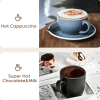450W electric milk foam, cold sparkling chocolate mixer, cold / hot latte cappuccino 300ml, milk heater 360¬∞