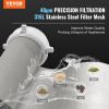 VEVOR Spin Down Filter, 40 Micron Whole House Sediment Filter for Well Water, 3/4" MNPT, 4 T/H High Flow Rate