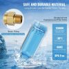 VEVOR Spin Down Filter, 40 Micron Whole House Sediment Filter for Well Water, 3/4" MNPT, 4 T/H High Flow Rate