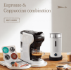 450W electric milk foam, cold sparkling chocolate mixer, cold / hot latte cappuccino 300ml, milk heater 360¬∞