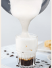 450W electric milk foam, cold sparkling chocolate mixer, cold / hot latte cappuccino 300ml, milk heater 360¬∞