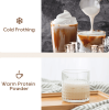 450W electric milk foam, cold sparkling chocolate mixer, cold / hot latte cappuccino 300ml, milk heater 360¬∞