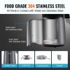 VEVOR Water Distiller, 4L 1.05 Gallon Pure Water Purifier Filter For Home Countertop, 750W Distilled Water Maker