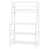 Industrial Kitchen Baker's Rack, 5-Tier Kitchen Utility Storage Shelf