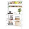 Industrial Kitchen Baker's Rack, 5-Tier Kitchen Utility Storage Shelf