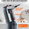 VEVOR Commercial Immersion Blender, 500 Watt Heavy Duty Hand Mixer, Variable Speed Kitchen Stick Mixer with 304 Stainless Steel Blade