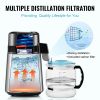 VEVOR Water Distiller, 4L 1.05 Gallon Pure Water Purifier Filter For Home Countertop, 750W Distilled Water Maker
