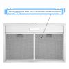Stainless Steel Under Cabinet Range Hood Vent Cooking 230 CFM Kitchen 3 Speed cooker hood