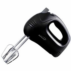 Brentwood 5-Speed Hand Mixer in Black (Color: Black)