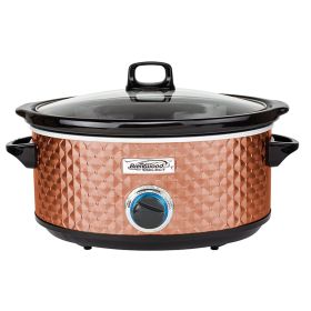 Brentwood Select 7 Quart Slow Cooker (Color: Rustic Brown)